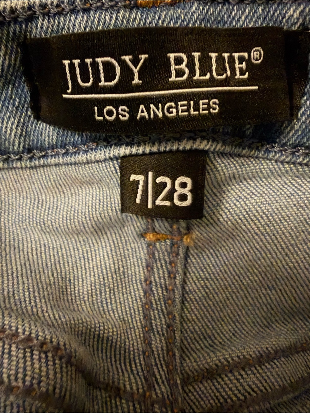 Judy Blue Vintage Straight Jean Medium Wash Size 7/28 - Picture 14 of 16